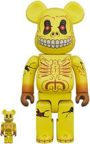 400% & 100% Bearbrick set - Skull face (Madballs)