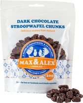 Max & Alex Stroopwafelstukjes Pure Chocolade 200g