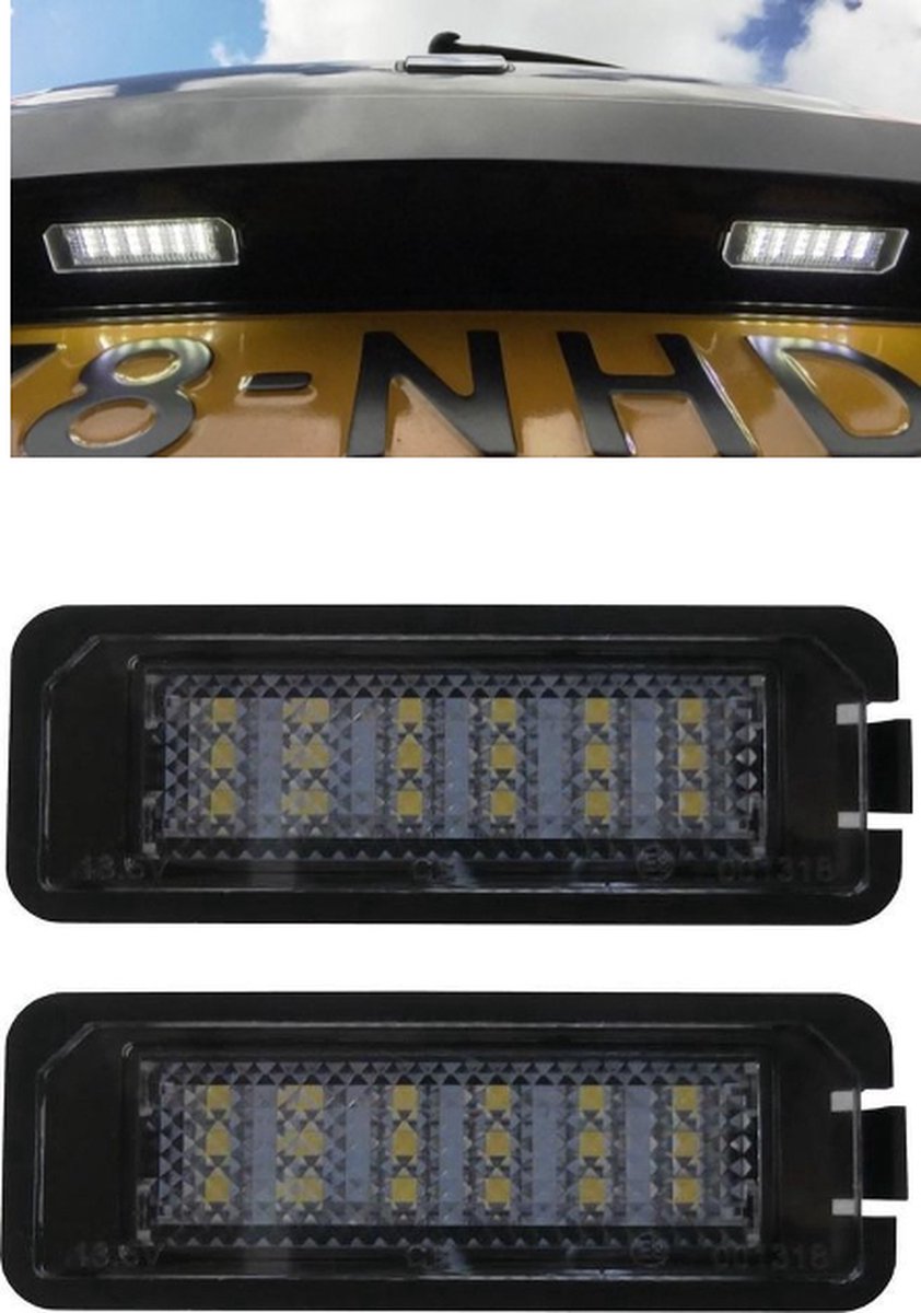 LED Kentekenplaat verlichting VW Passat 3BG Variant, Touareg 03