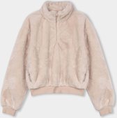 Tiffosi-meisjes-trui-sweater-faux fur-Milkshake-kleur: beige-maat 152