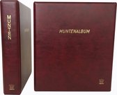 Importa MH20 Band voor MH20 munthouderbladen - de Luxe Rood - met opdruk Muntenalbum - Gewatteerd met extra zwaar ringmechaniek (geschikt voor munten in munthouders)
