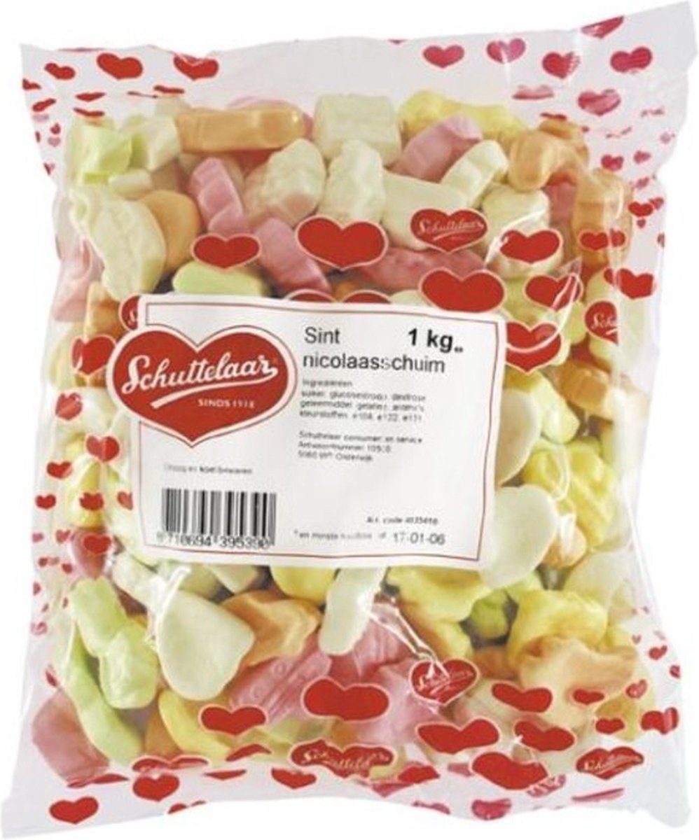 schuttelaar sinterklaas schuimpjes 1 kg
