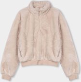 Tiffosi-meisjes-trui-sweater-faux fur-Milkshake-kleur: beige-maat 140
