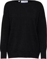 Selected Femme Linika Cashmere Knit Longsleeve Black