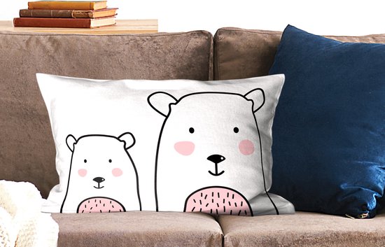 Sierkussen - Ours - Multicolore - 40 Cm X 60 Cm