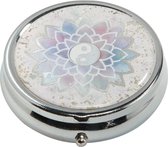 Goebel® - Lotus | Pillendoosje "Rosé" | Metaal, 5cm, 3 vakjes