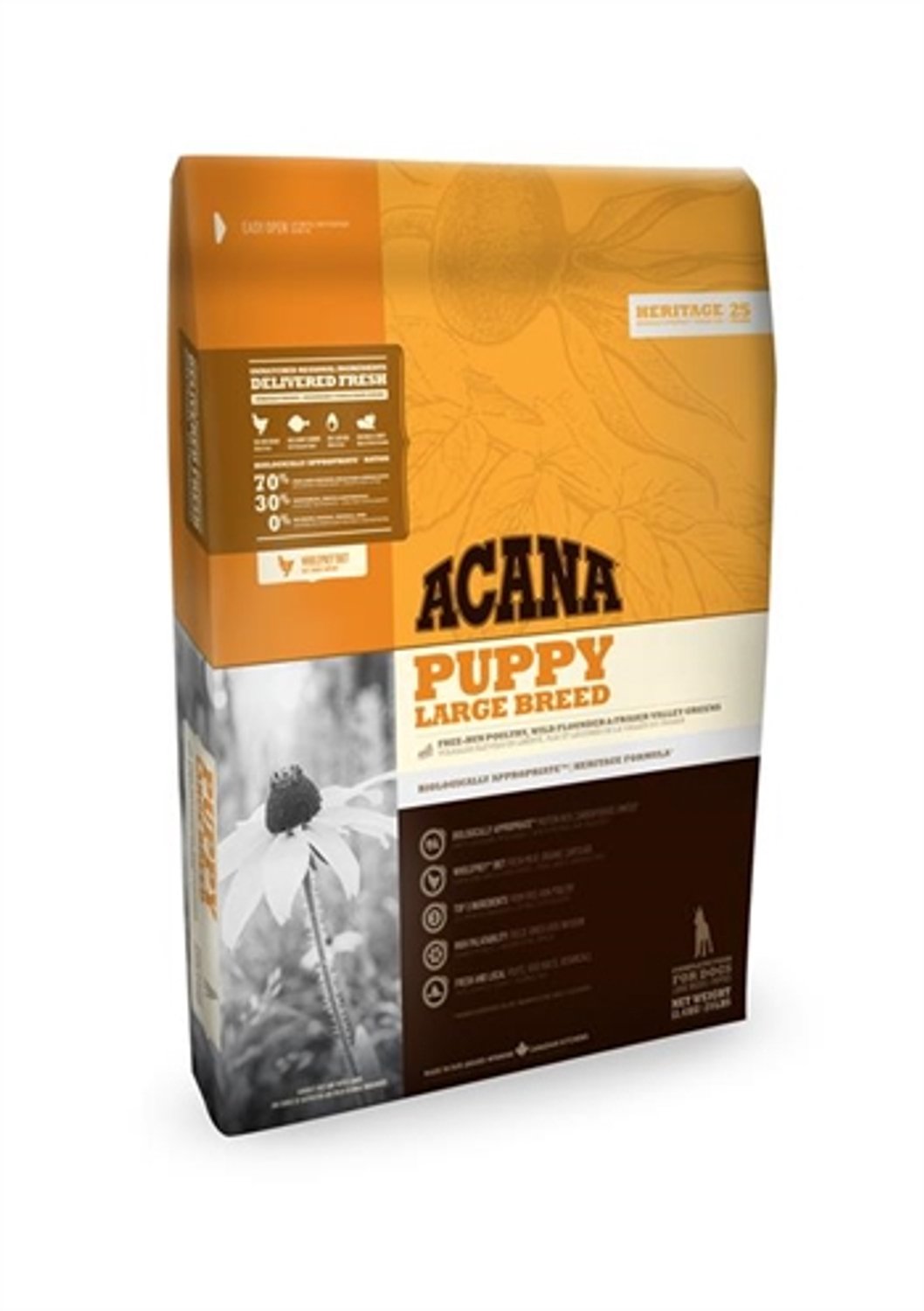 Acana heritage puppy large breed - 11,4 kg - 1 stuks