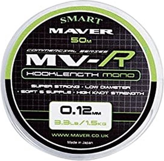 Bas de ligne Maver Smart MV-R Mono 50m - Taille : 0.09mm