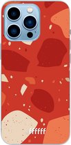 6F hoesje - geschikt voor iPhone 13 Pro - Transparant TPU Case - Terrazzo N°4 #ffffff