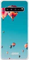6F hoesje - geschikt voor Samsung Galaxy S10 5G -  Transparant TPU Case - Air Balloons #ffffff
