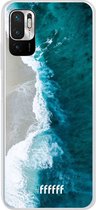 6F hoesje - geschikt voor Xiaomi Redmi Note 10 5G -  Transparant TPU Case - Beach all Day #ffffff