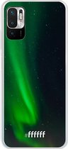 6F hoesje - geschikt voor Xiaomi Redmi Note 10 5G -  Transparant TPU Case - Northern Lights #ffffff