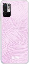 6F hoesje - geschikt voor Xiaomi Redmi Note 10 5G -  Transparant TPU Case - Pink Slink #ffffff