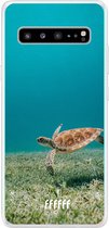 6F hoesje - geschikt voor Samsung Galaxy S10 5G -  Transparant TPU Case - Turtle #ffffff