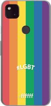 6F hoesje - geschikt voor Google Pixel 4a 5G -  Transparant TPU Case - #LGBT - #LGBT #ffffff