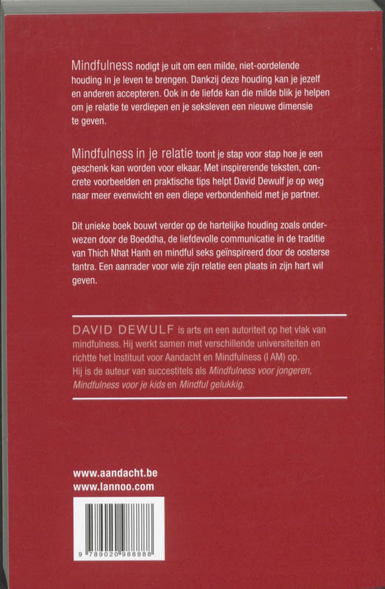 Mindfulness in je relatie - back cover