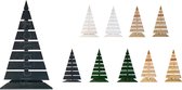 Floranica® Houten kerstboom | Kleur Antraciet | Natuurlijk larikshout | Hoogte 92 cm | Voetwijdte 45 cm | Mooie kerstversiering | Modern ontwerp | Kerstcadeau