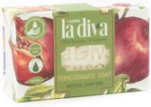 La Diva Natural - Pomegranate Soap Bar - Natuurlijke Granaatappel Zeep - 1+1 Gratis