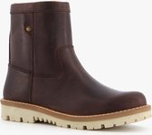 Groot gevoerde leren jongens boots - Bruin - Maat 37 - Echt leer