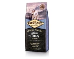 Carnilove salmon / turkey puppies - 12 kg - 1 stuks
