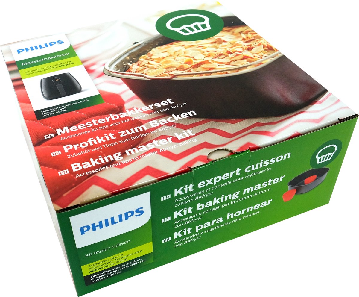 PHILIPS Kit d'accessoires airfryer XL HD9945 - Noir pas cher 
