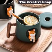 Shiba Doge Cup - FULL SET - Green Color