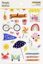 Simple Stories Sunkissed, 659/Pkg Sticker Book 12/Sheets (SUN15118)