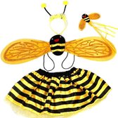 Luxe Bij Kostuum - Bijen - Carnaval - Halloween - Verkleedkleren Meisjes - Meiden - Speelgoed - Kids - 98/104
