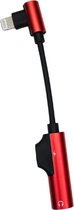 Time Series Apple Lightning naar Type-C Interface +3.5 Interface Buigen Audio Adapter