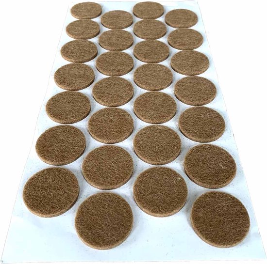 Lot De 40 Patins Feutre Auto-adhésifs 18mm - Protection Meubles Anti-rayures - Neuf Uxcell