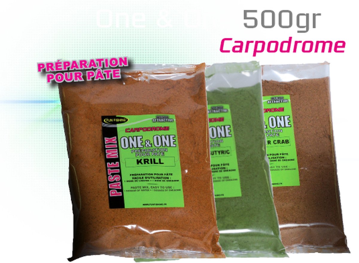 Fun Fishing One & One Paste Mix 500gr - Smaak : Monster Crab