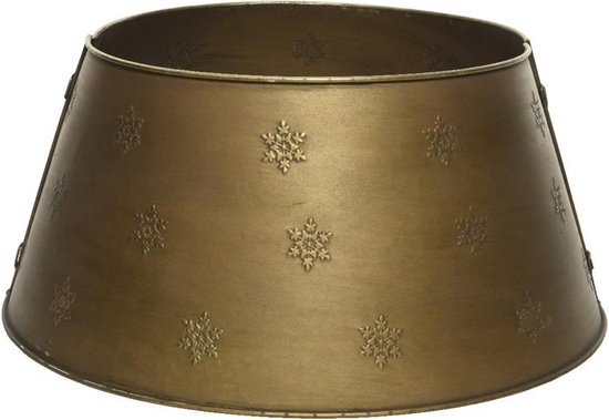 Foto: Decoris kerstboomring ijzer dia70cm antiek goud