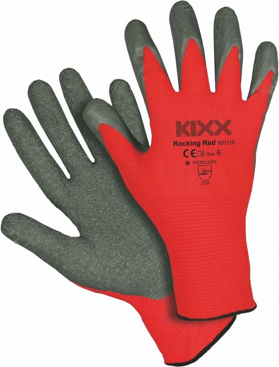 Kixx Tuinhandschoen Rocking Red maat 11 Rood - Prof. - Topkwaliteit - Kerstcadeau