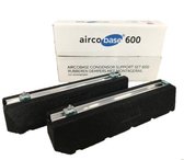 Aircobase 600mm 2 x rubberen dempers balkjes  M8 x 40mm