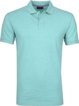 Profuomo Polo Melange Turquoise - maat M