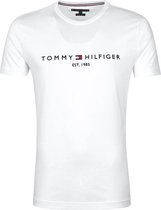 Tommy Hilfiger Logo T-shirt Wit - maat XL