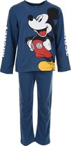 Disney - Mickey Mouse - pyjama - 100% Jersey katoen - blauw - maat 122/128