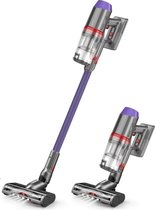 Bol.com TurboTronic C27 Steelstofzuiger met kruimeldief zonder zak - Draadloos - Hoge zuigkracht - HEPA - lichtgewicht - 2 Snelh... aanbieding