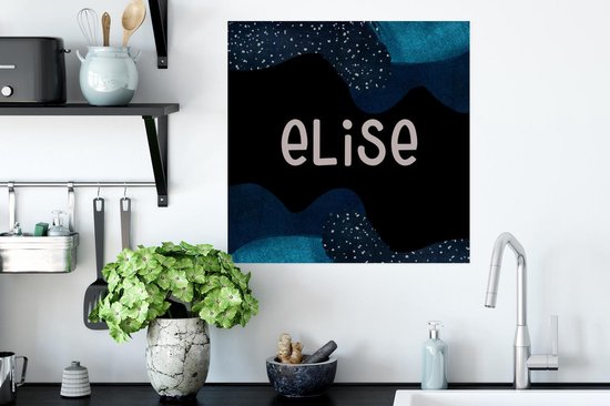 Affiche Elise - Pastel - Fille - 50x50 cm