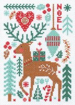 Dimensions Borduurpakket | Nordic Winter | Volwassen | DIY kit | Borduren | Hobby creatief | Kerstcadeau