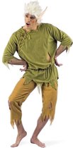 Elfen Feeen & Fantasy Kostuum | Puntoor Sprookjes Elf Groene Woud | Man | Maat 48 | Carnaval kostuum | Verkleedkleding