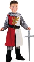 Middeleeuwse & Renaissance Strijders Kostuum | Rodrigo El Cid Spaanse Ridder Held | Jongen | Maat 146 | Carnavalskleding | Verkleedkleding