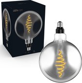 LED's Light Smokey lamp E27 - Dimbaar - ø20 cm - Amber - Extra warm wit