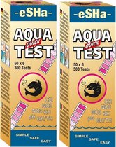 Esha Aqua Quick Test - Aquarium - Test meerdere parameters - 2 x 50 strips