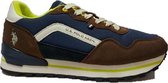 U.S. Polo Assn. Sneaker JONAS002 Bruin Blauw