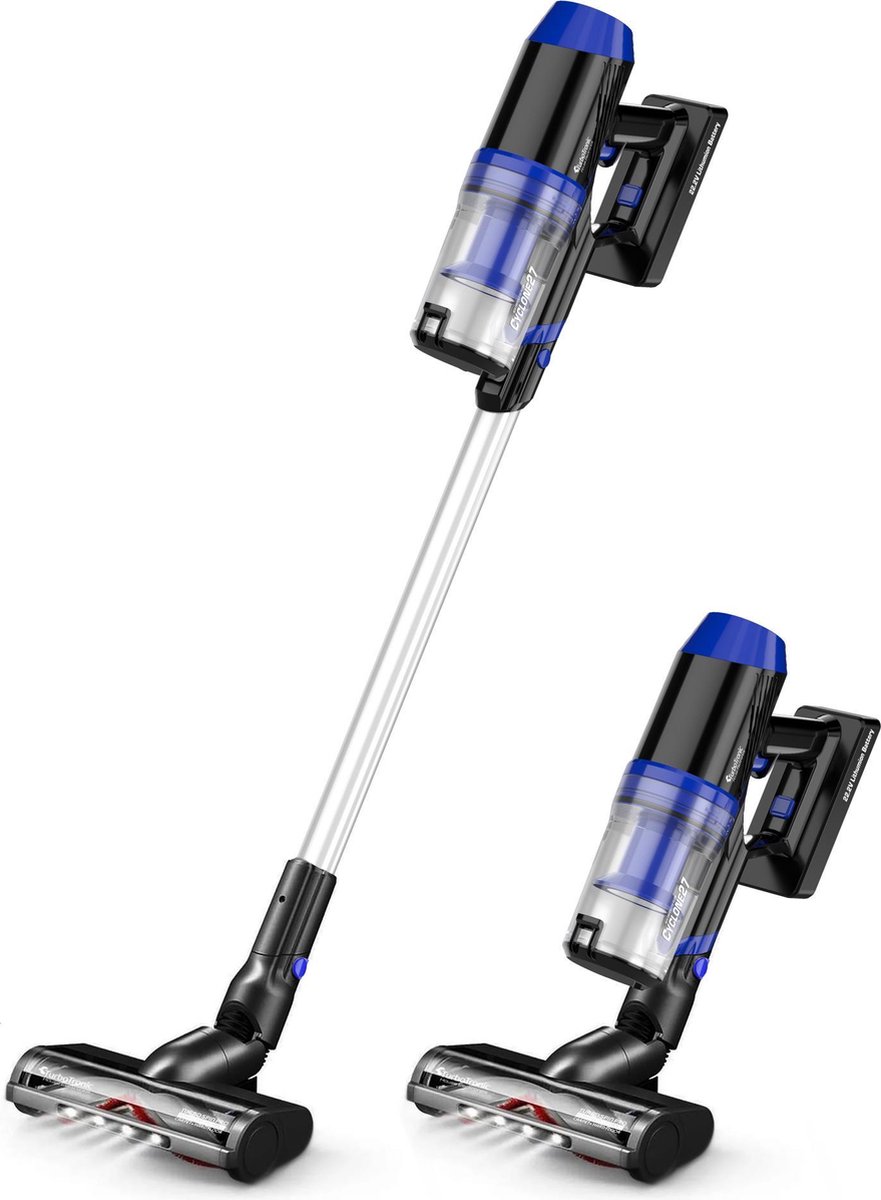 TurboTronic C27 Steelstofzuiger met Handstofzuiger zonder zak - Zwart