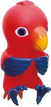 pratende papegaai 9,5 cm rood