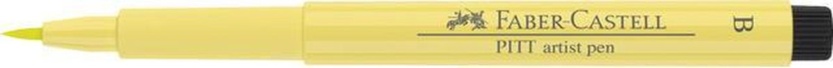 Faber-Castell tekenstift - Pitt Artist Pen - brush - lichtgeel - FC-167404