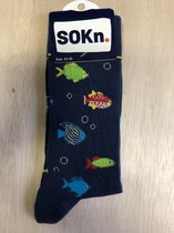 SOKn. trendy sokken AQUARIUM maat 40-46  (Ook leuk om kado te geven !)