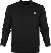 Fred Perry Sweater M7535 Zwart - maat XXL